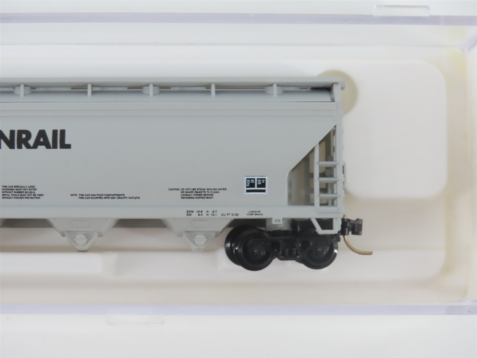 N Scale Atlas 3953 CR Conrail 4-Bay Covered Centerflow Hopper #892100