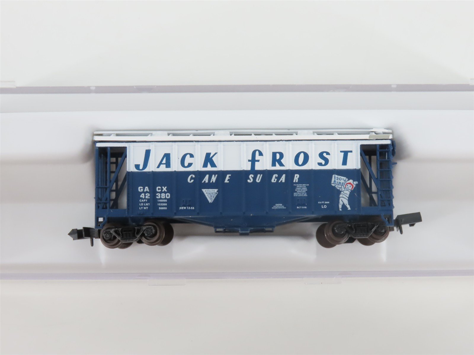 N Scale Atlas 3865 GACX Jack Frost Cane Sugar Airslide Hopper #42380