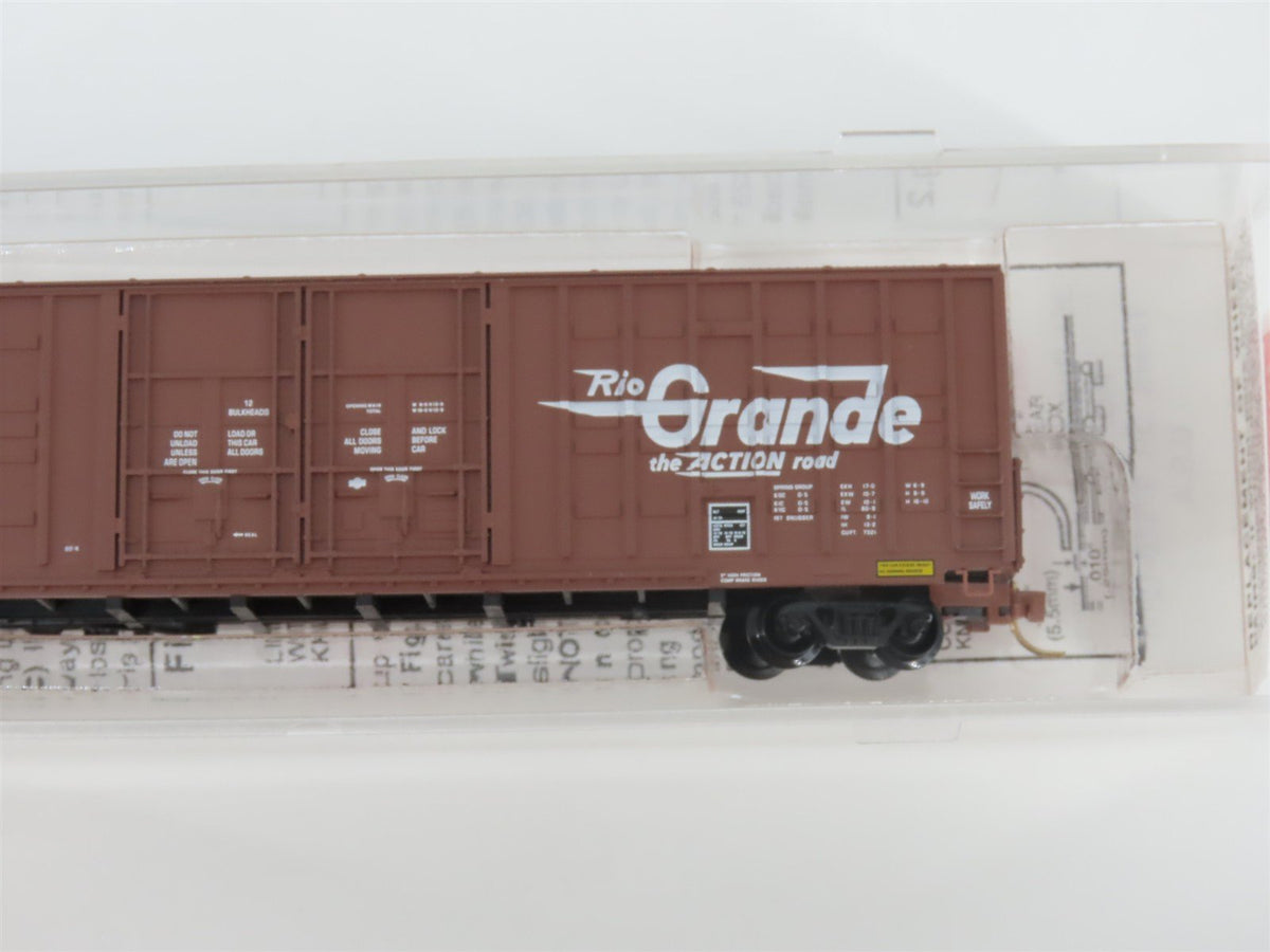 N Scale Micro-Trains MTL 103010 D&amp;RGW Rio Grande 60&#39; Double Door Box Car #63892