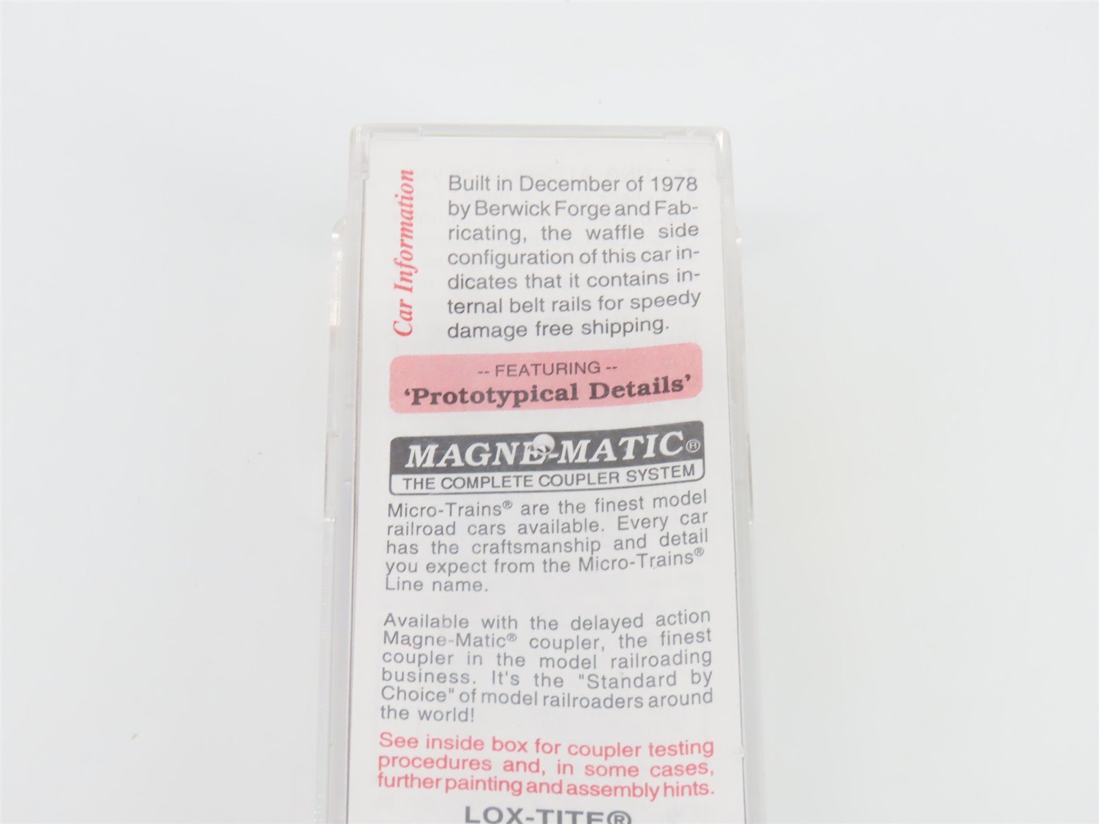 N Scale Micro-Trains MTL 103010 D&RGW Rio Grande 60' Double Door Box Car #63892