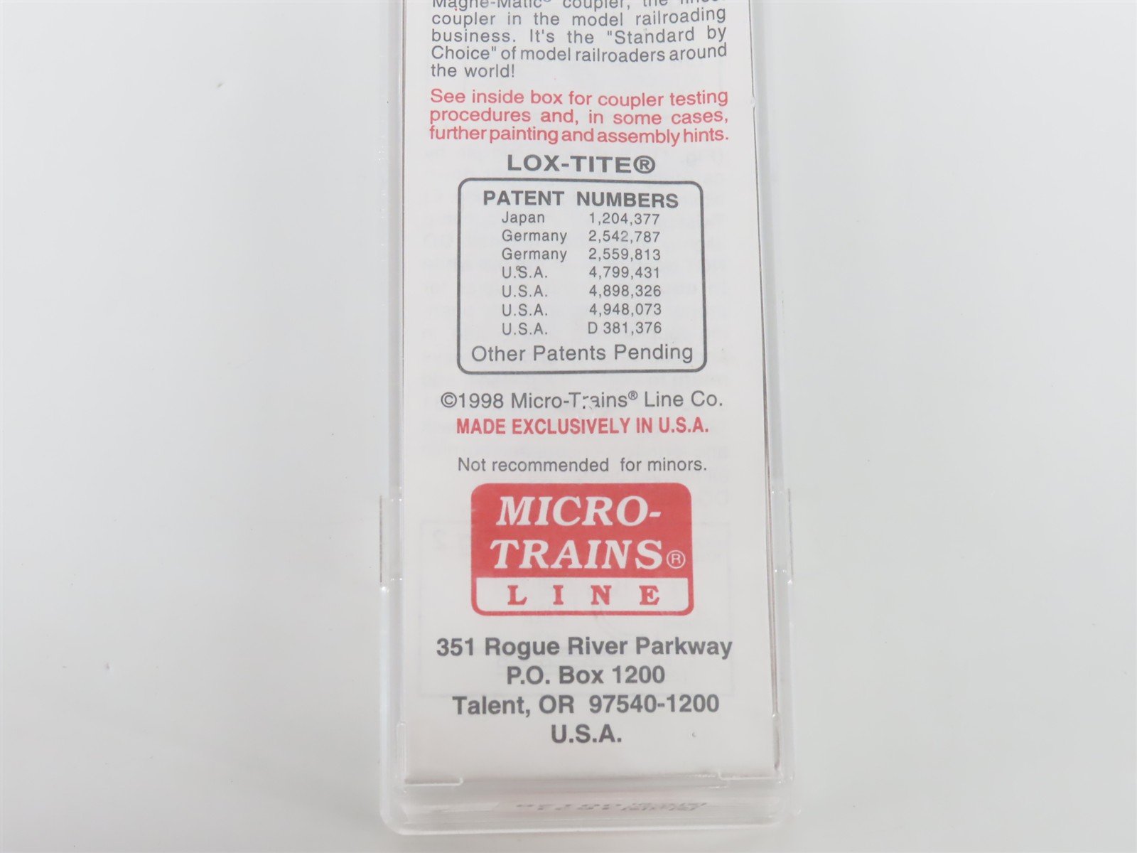 N Scale Micro-Trains MTL 103010 D&RGW Rio Grande 60' Double Door Box Car #63892