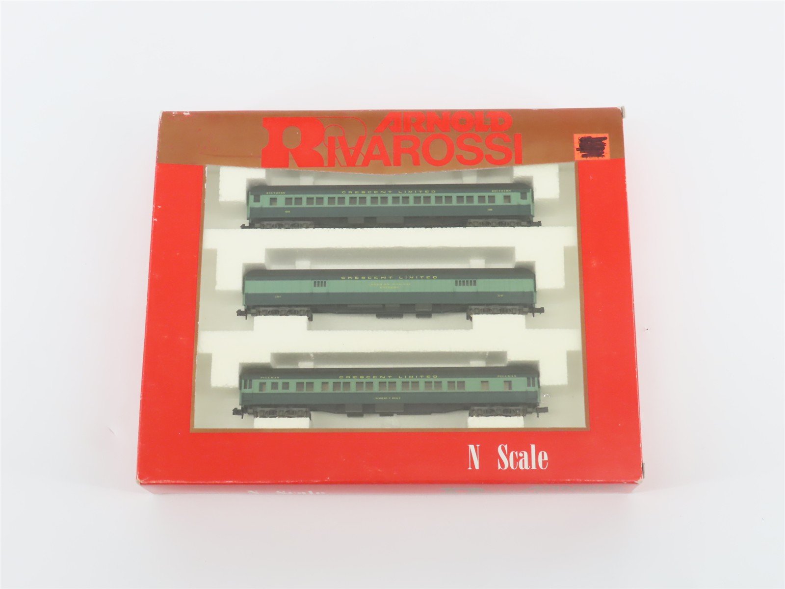 N Scale Arnold Rivarossi 0558 SOU Crescent Limited Assorted Passenger 3-Car Set