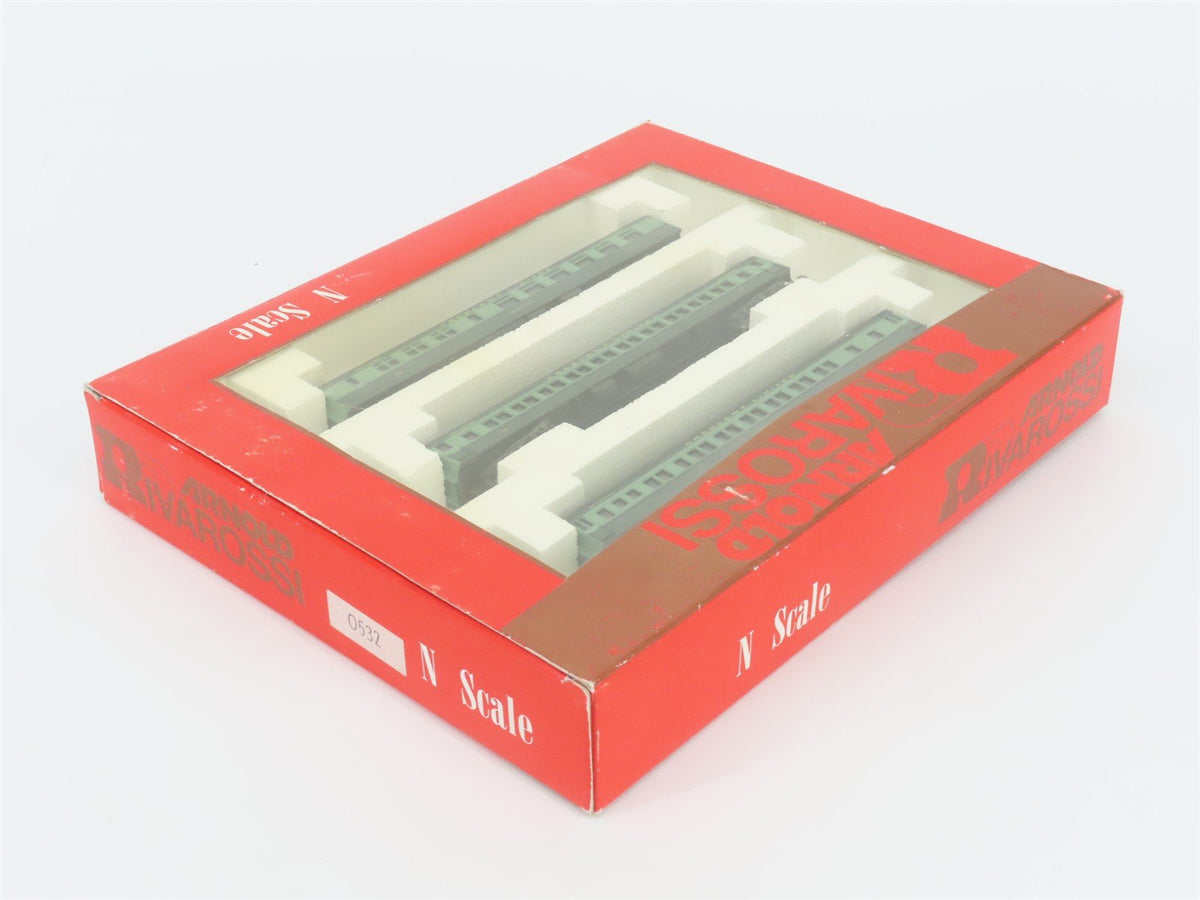 N Scale Arnold Rivarossi 0532 SOU Crescent Limited Assorted Passenger 3-Car Set