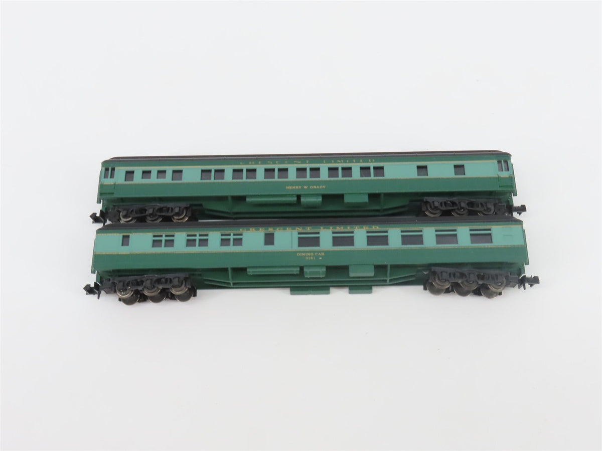 N Scale Con-Cor 0003-570008 SOU Crescent Limited Heavyweight Passenger 6-Car Set