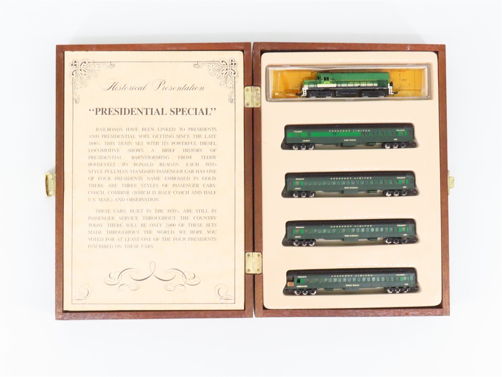 N Scale Model Power 1262 Southern Presidential Special Diesel Passenger Set