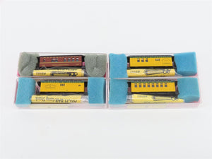 LOT of 16 N Scale Roundhouse Kits PRR/GN/V&T Assorted Overton Passenger Cars