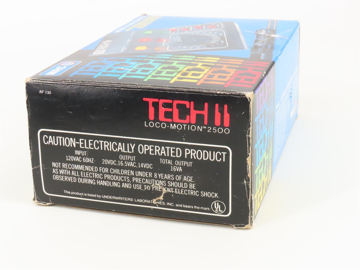MRC #AF130 Tech II Loco-Motion 2500 DC Transformer/Controller