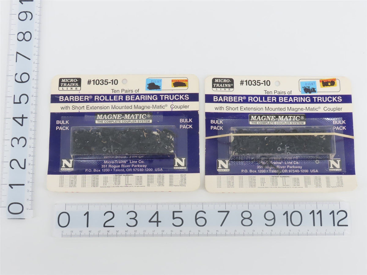 LOT of 21 N 1/160 Scale Micro-Trains MTL &amp; Kadee Couplers, Trucks, &amp; More Packs
