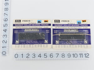 LOT of 21 N 1/160 Scale Micro-Trains MTL & Kadee Couplers, Trucks, & More Packs