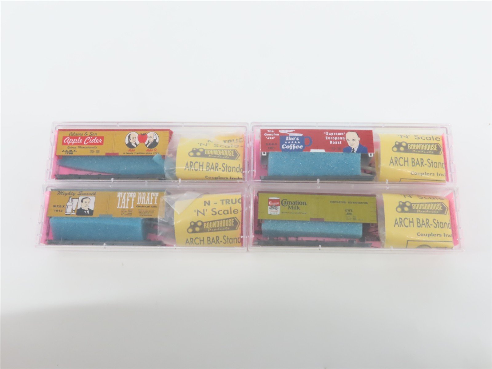 LOT of 9 N Roundhouse Kits ALBX/WTBX/JABX/AMSX/CMX/HX/DEBX/RRBX/D&RGY Reefers