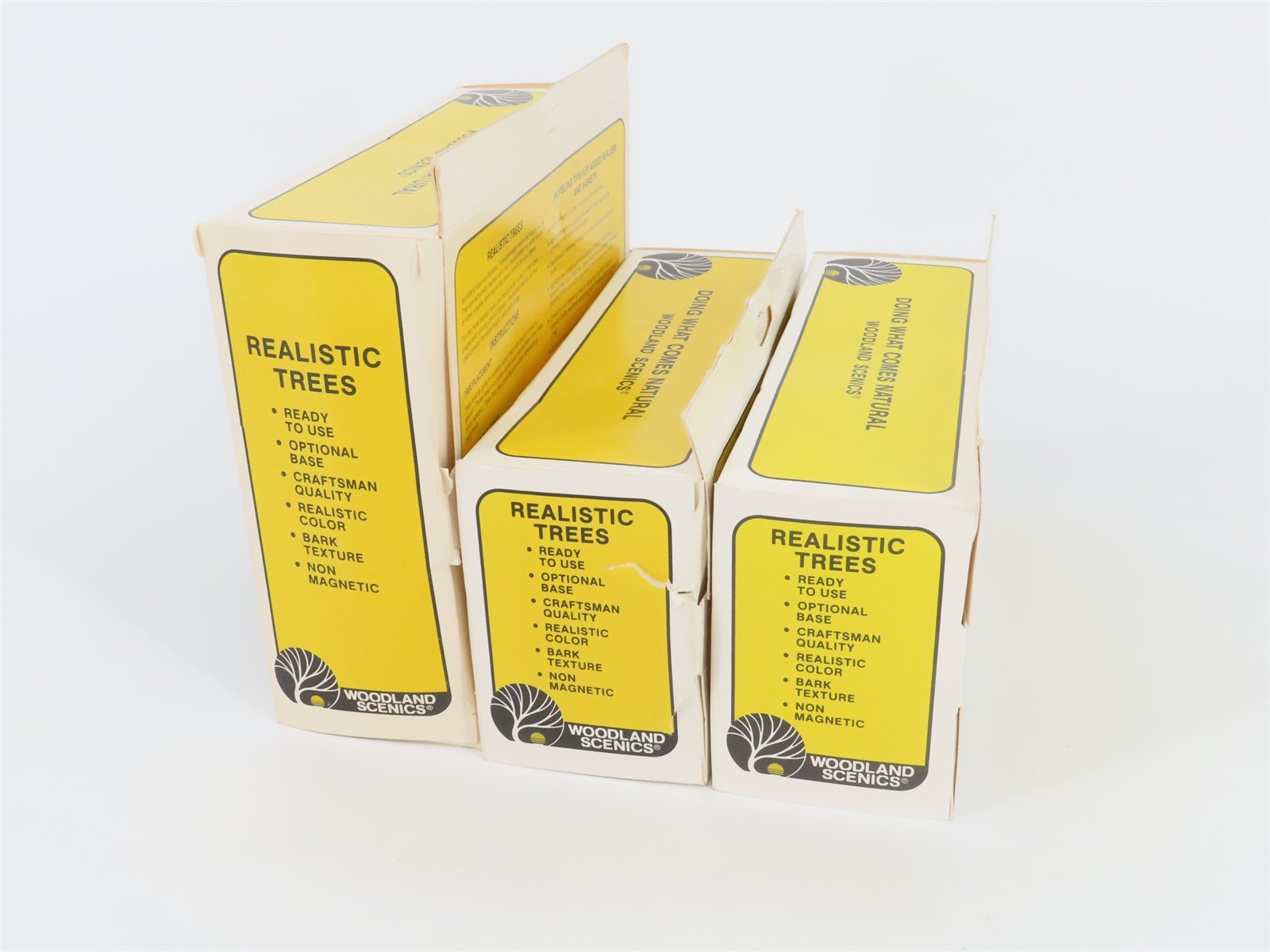 LOT of 3 Multi-Scale Woodland Scenics Realistic Tree Packages