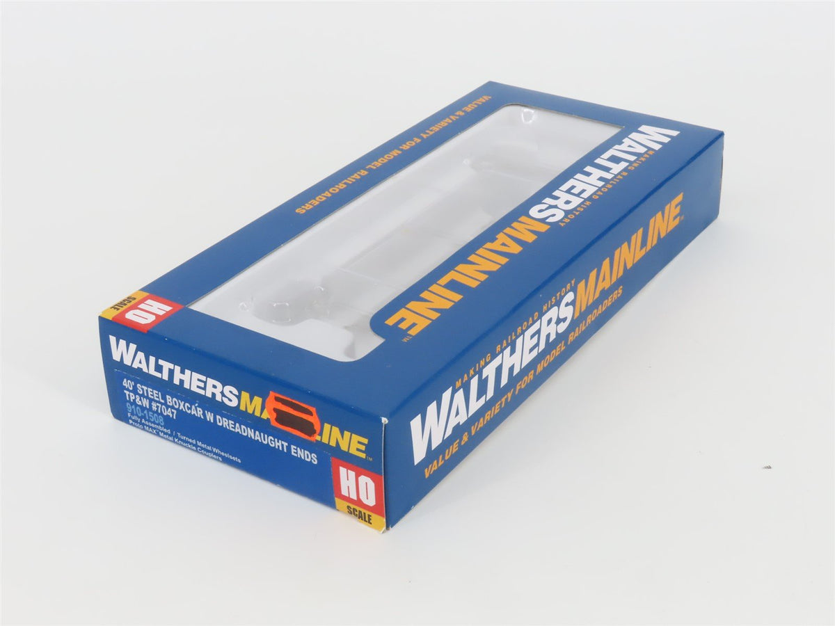 HO Scale Walthers Mainline 910-1508 TP&amp;W The Progressive Way 40&#39; Box Car #7047