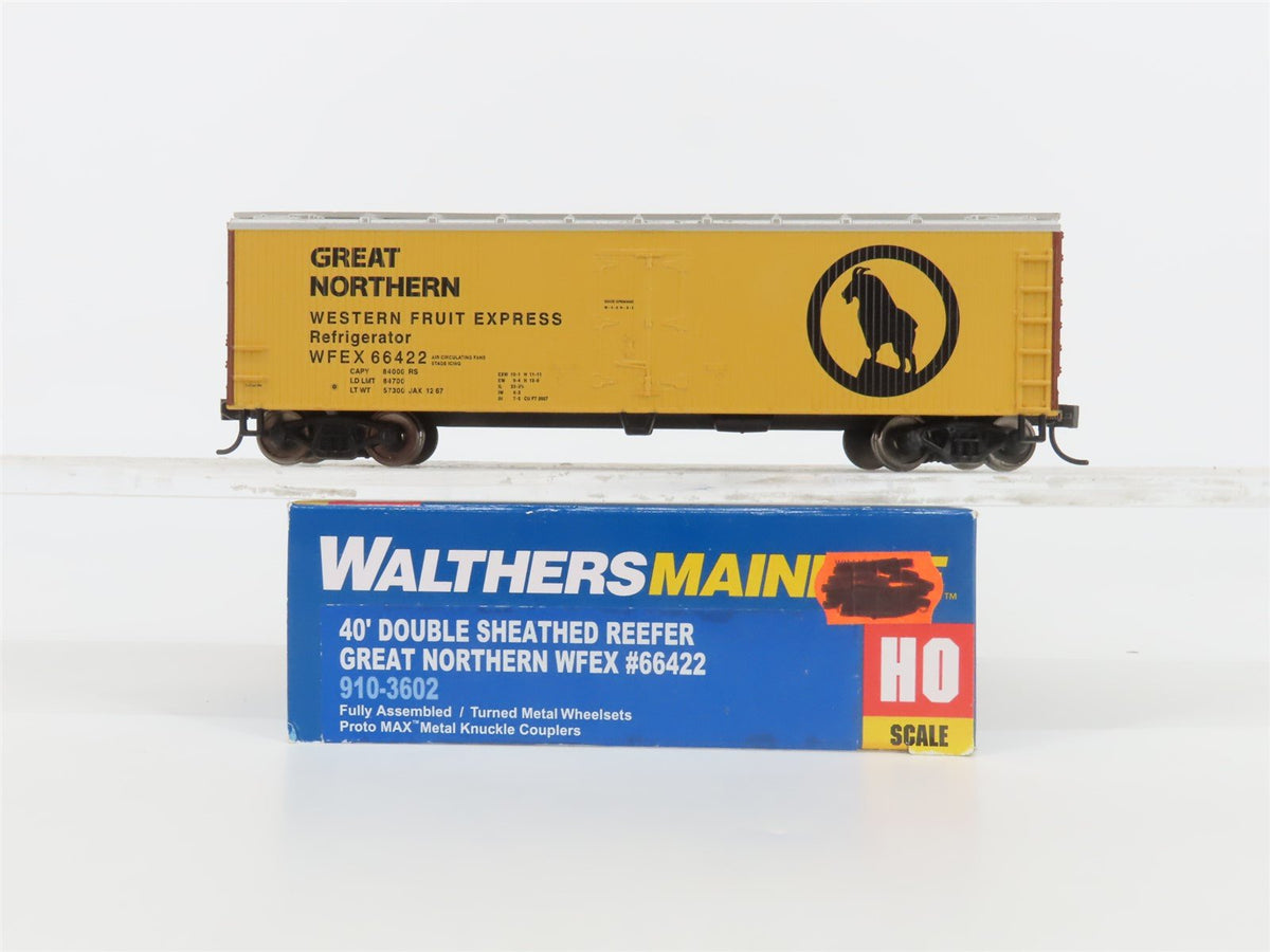 HO Scale Walthers Mainline 910-3602 WFEX Great Northern 40&#39; Reefer #66422