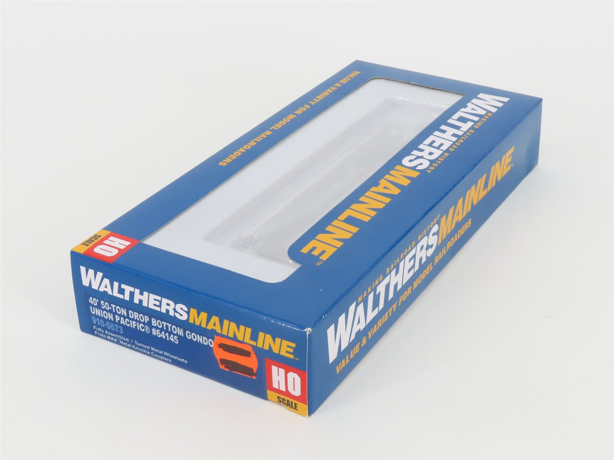 HO Scale Walthers Mainline 910-5673 UP Union Pacific 40&#39; Gondola #64145