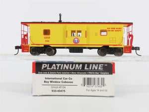 HO Scale Walthers Platinum Line 932-40475 URR Union Bay Window Caboose #104