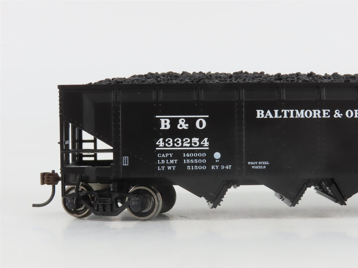 HO Scale Athearn ATH72711 B&amp;O Baltimore &amp; Ohio Railroad 4-Bay Hopper #433254