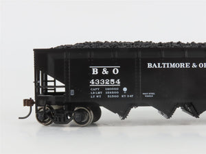 HO Scale Athearn ATH72711 B&O Baltimore & Ohio Railroad 4-Bay Hopper #433254