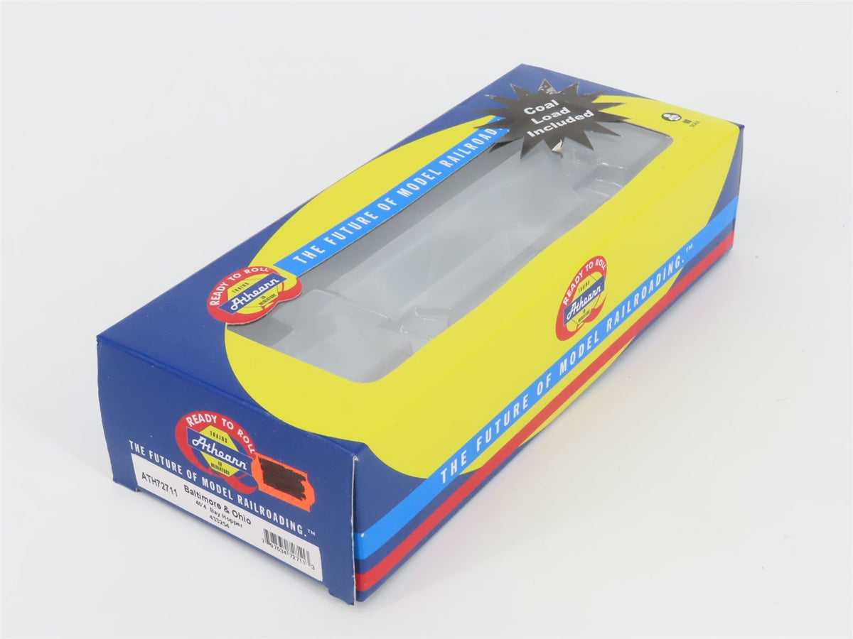 HO Scale Athearn ATH72711 B&amp;O Baltimore &amp; Ohio Railroad 4-Bay Hopper #433254