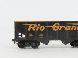 HO Scale Model Power 98069 D&RGW Rio Grande Railroad 36' 2-Bay Hopper