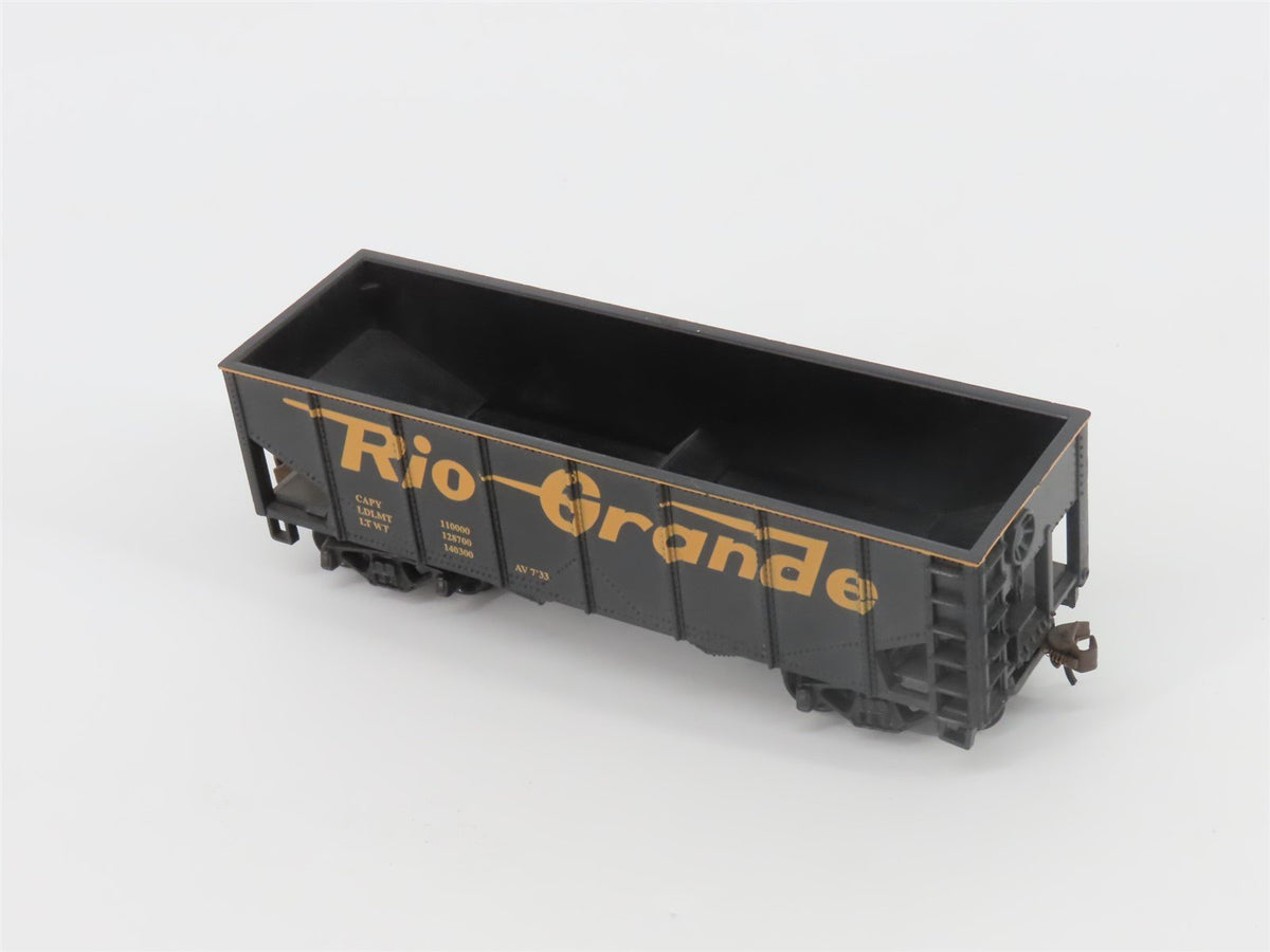 HO Scale Model Power 98069 D&amp;RGW Rio Grande Railroad 36&#39; 2-Bay Hopper