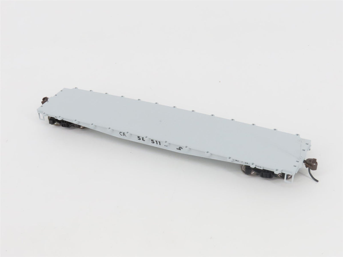 HO Scale Bowser Executive Line 40431 CR Conrail Railroad Flat Car #58511
