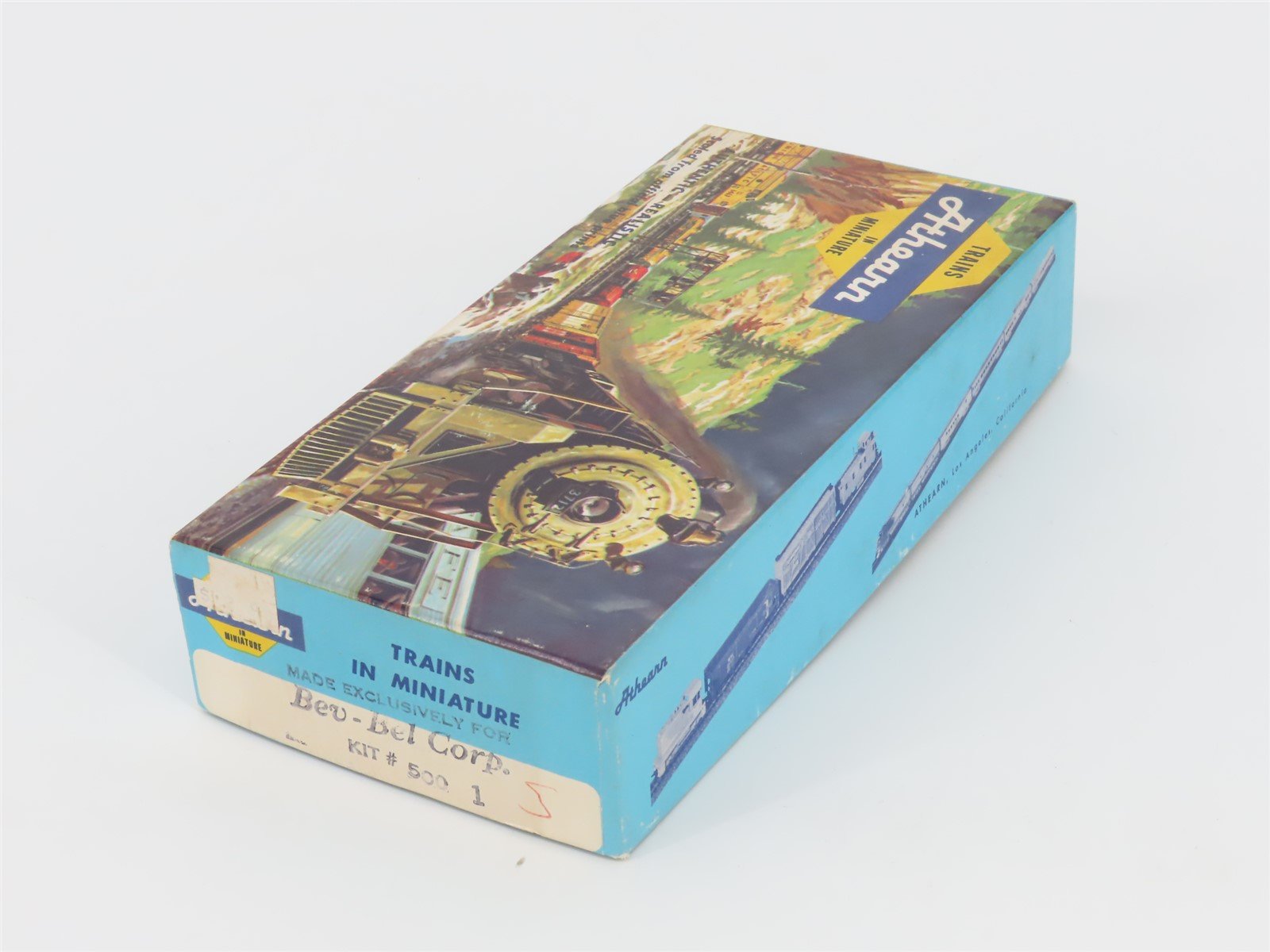 HO Scale Athearn Bev-Bel Kit #500 MofW Maintenance of Way 2-Bay Hopper #182