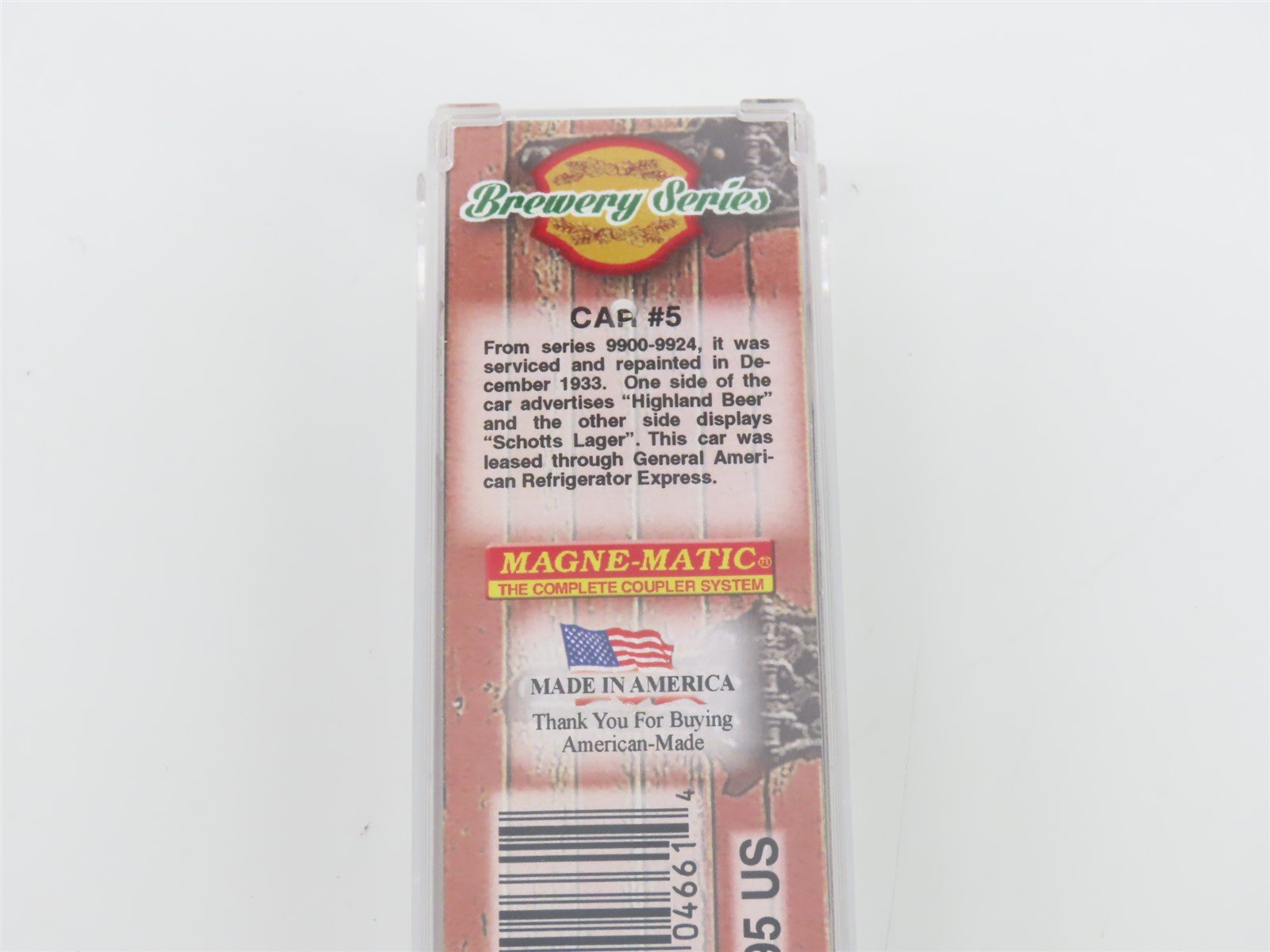 N Scale Micro-Trains MTL 05800170 GARE Schott Brewing 36' Wood Reefer #9905