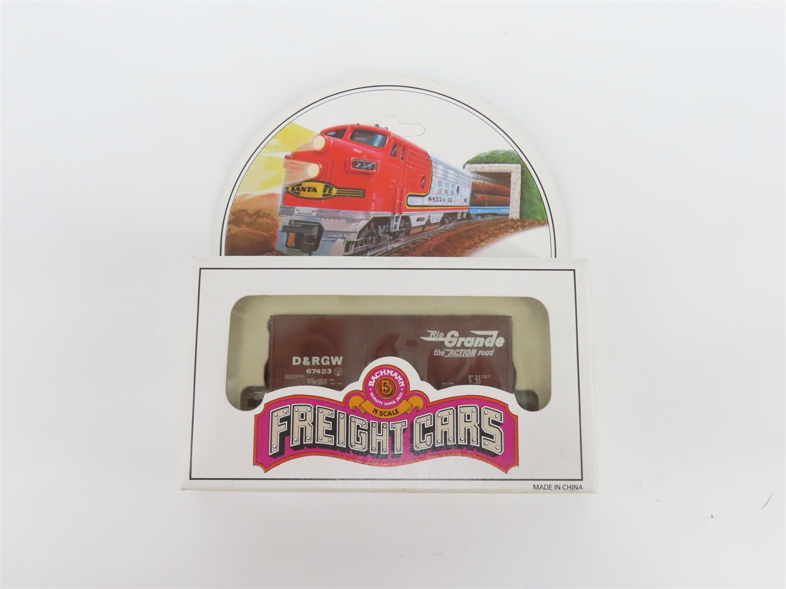 N Scale Bachmann 71250 D&RGW Rio Grande Railroad 41' Hi-Cube Box Car #67423