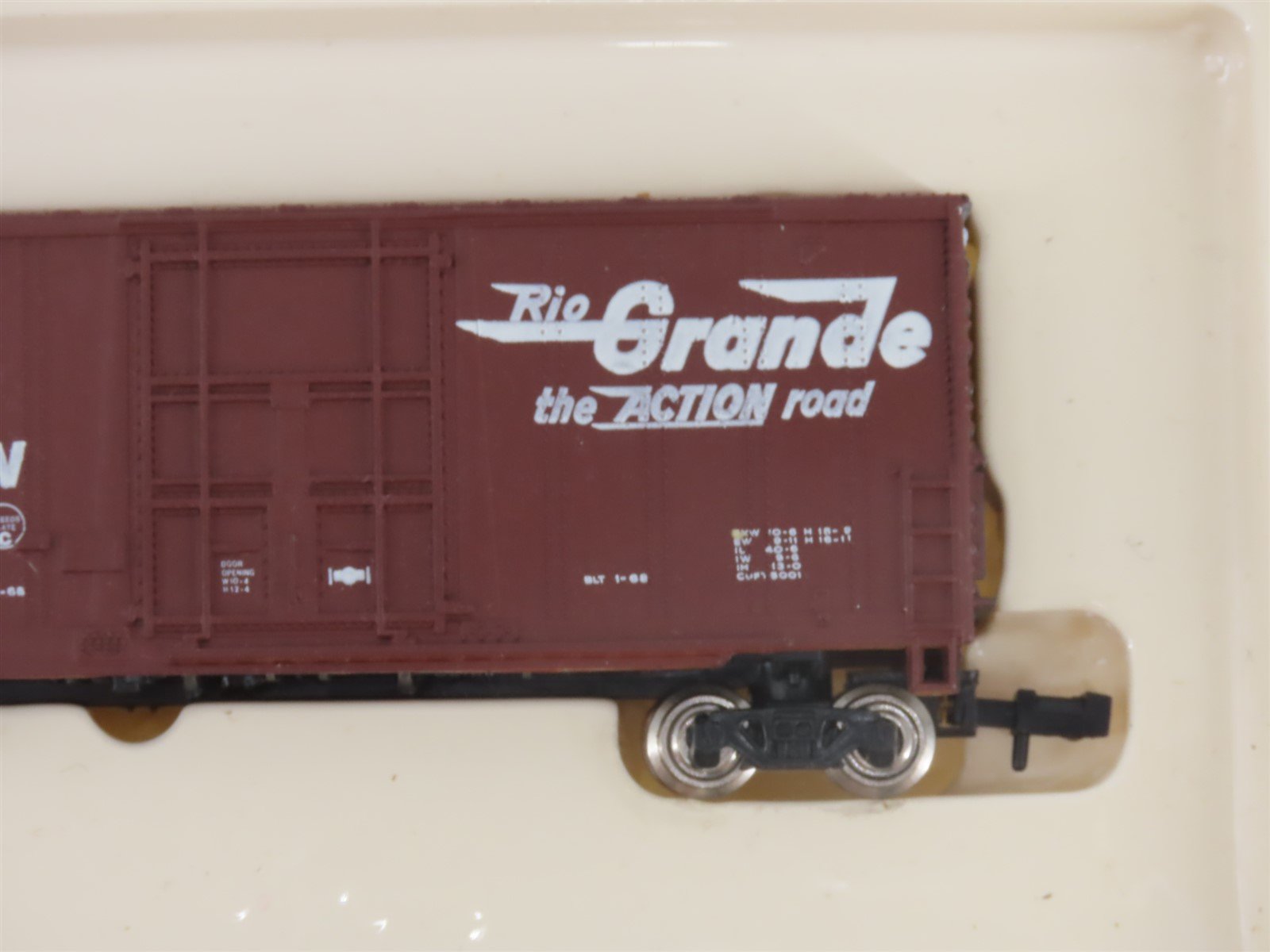 N Scale Bachmann 71250 D&RGW Rio Grande Railroad 41' Hi-Cube Box Car #67423