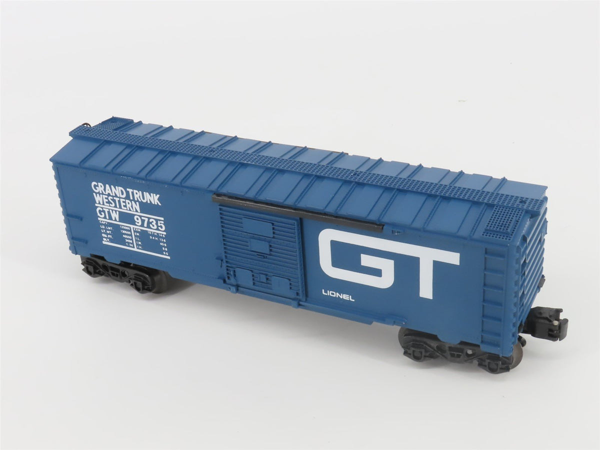 O Gauge 3-Rail Lionel 6-9735 GTW Grand Trunk Western Single Door Box Car #9735