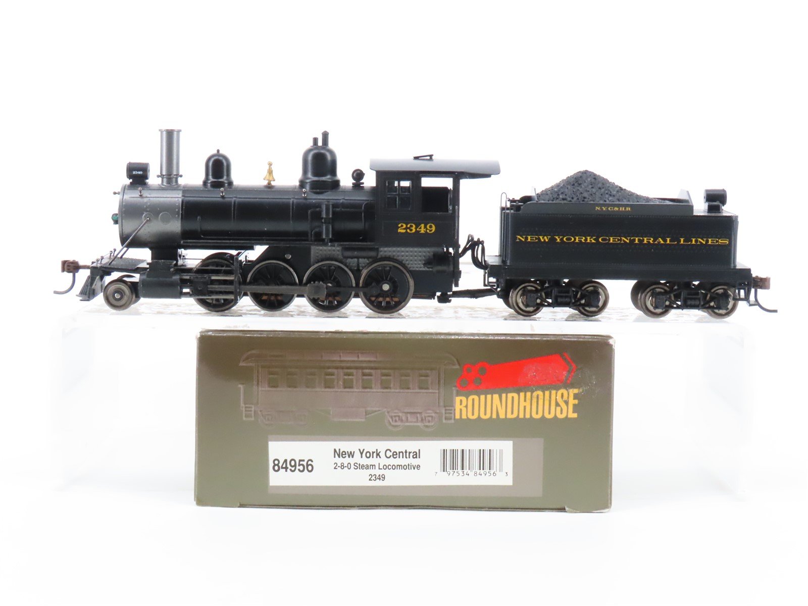 HO Scale Roundhouse 84956 NYC New York Central 2-8-0 Steam #2349 - DCC Ready