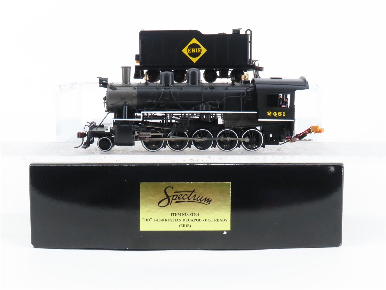 HO Bachmann Spectrum 81704 ERIE 2-10-0 Russian Decapod Steam #2461 - DCC Ready