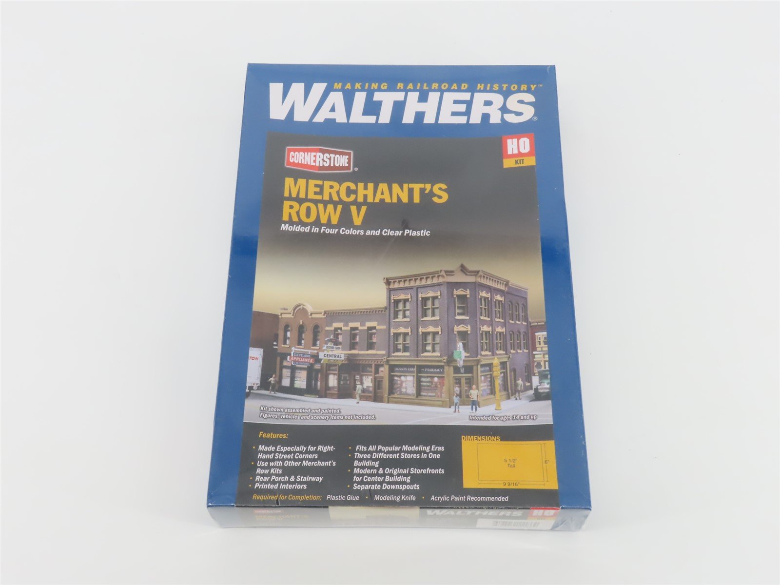 HO 1/87 Scale Walthers Cornerstone Kit 933-4041 Merchant's Row V - Sealed