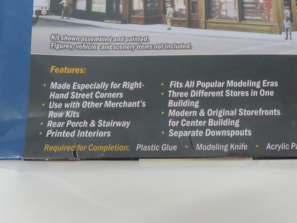 HO 1/87 Scale Walthers Cornerstone Kit 933-4041 Merchant&#39;s Row V - Sealed