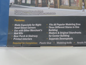 HO 1/87 Scale Walthers Cornerstone Kit 933-4041 Merchant's Row V - Sealed
