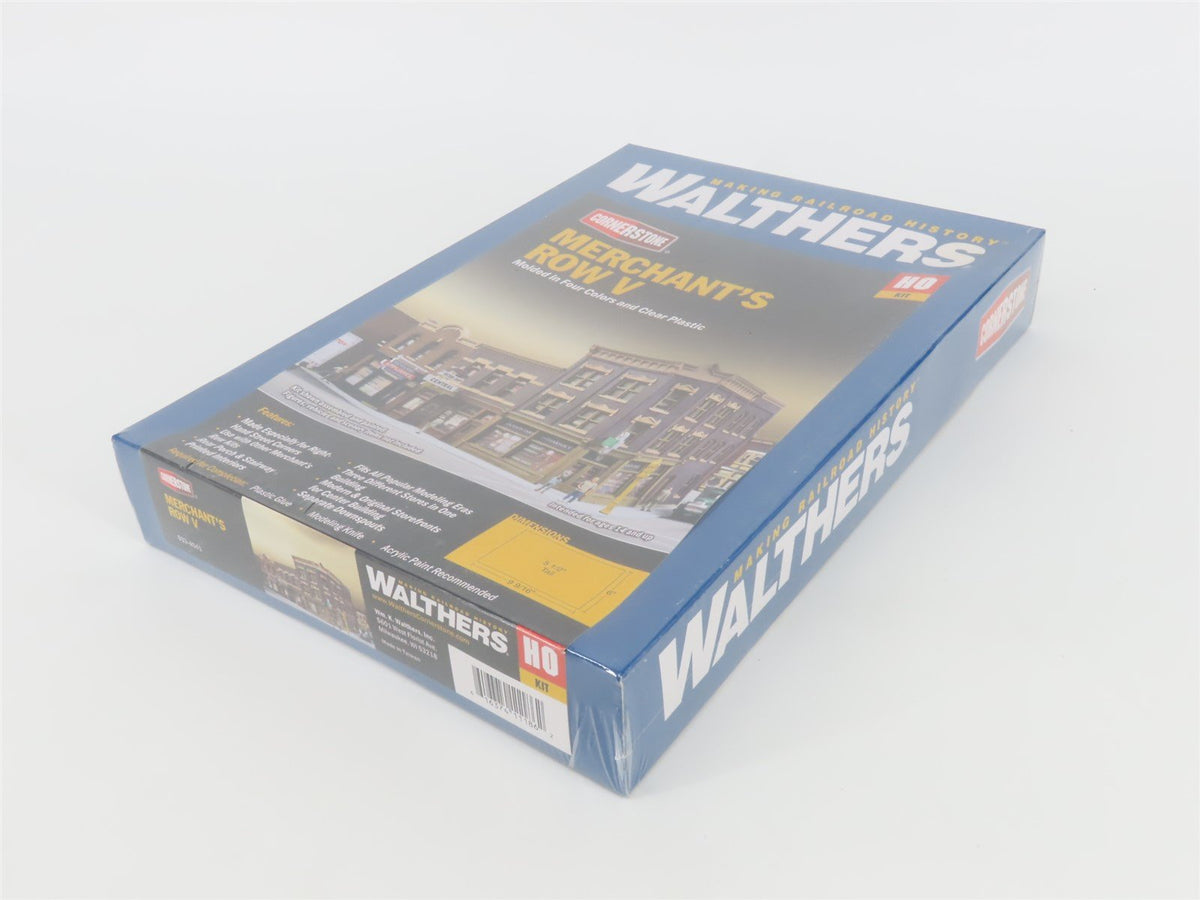 HO 1/87 Scale Walthers Cornerstone Kit 933-4041 Merchant&#39;s Row V - Sealed