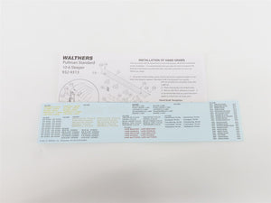 HO Scale Walthers 932-9382 ATSF Santa Fe Pullman Sleeper Passenger Car