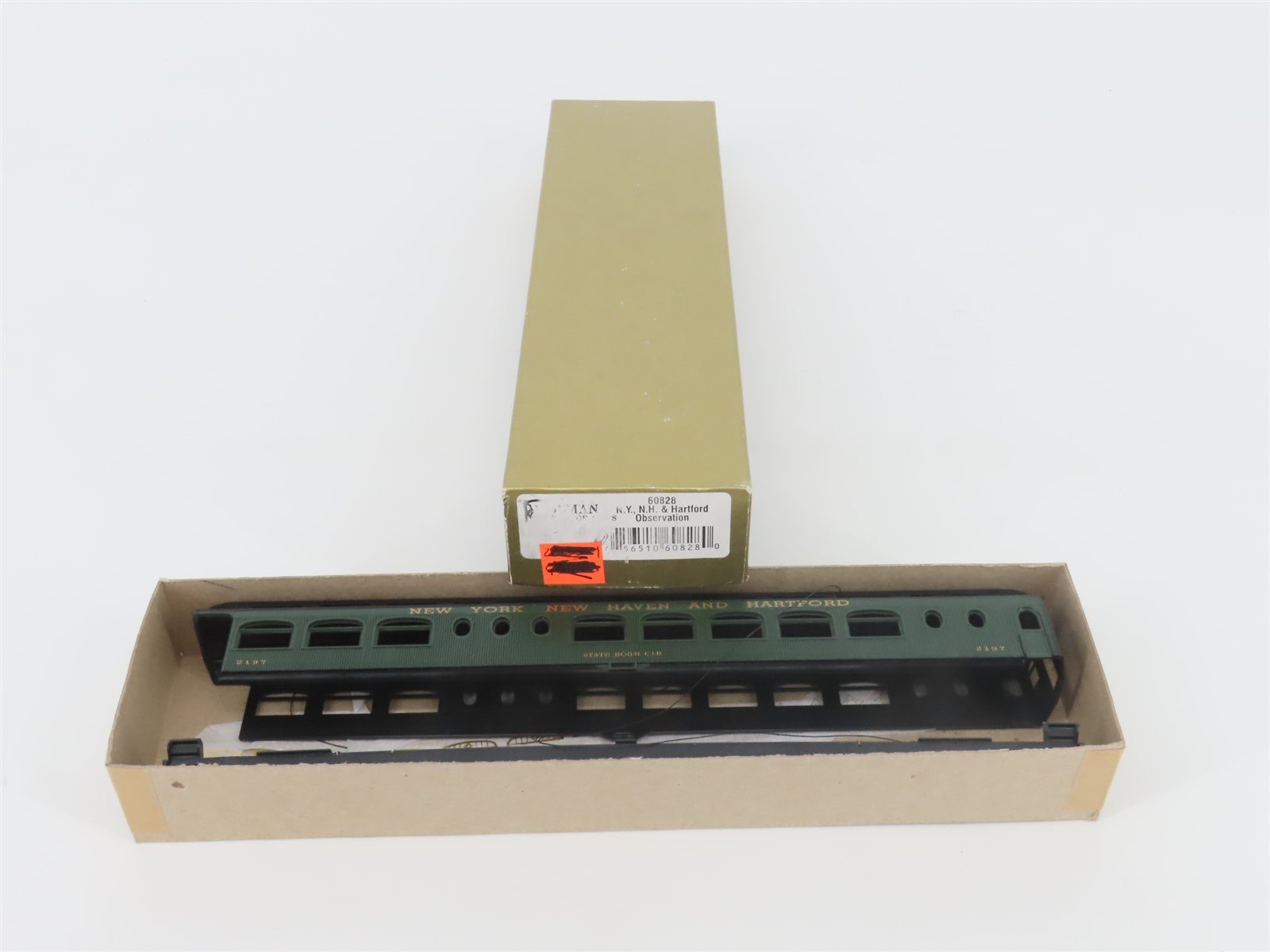HO Scale Pullman Palace Cars Kit 60828 NYNH&H Observation Passenger Car #2197