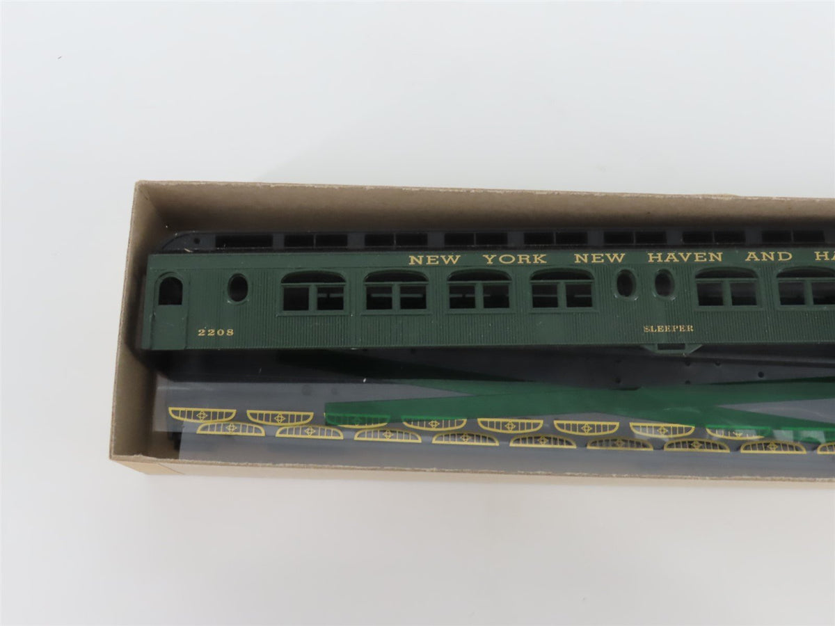 HO Scale Pullman Palace Cars Kit #60818 NYNH&amp;H Sleeper Passenger Car #2208