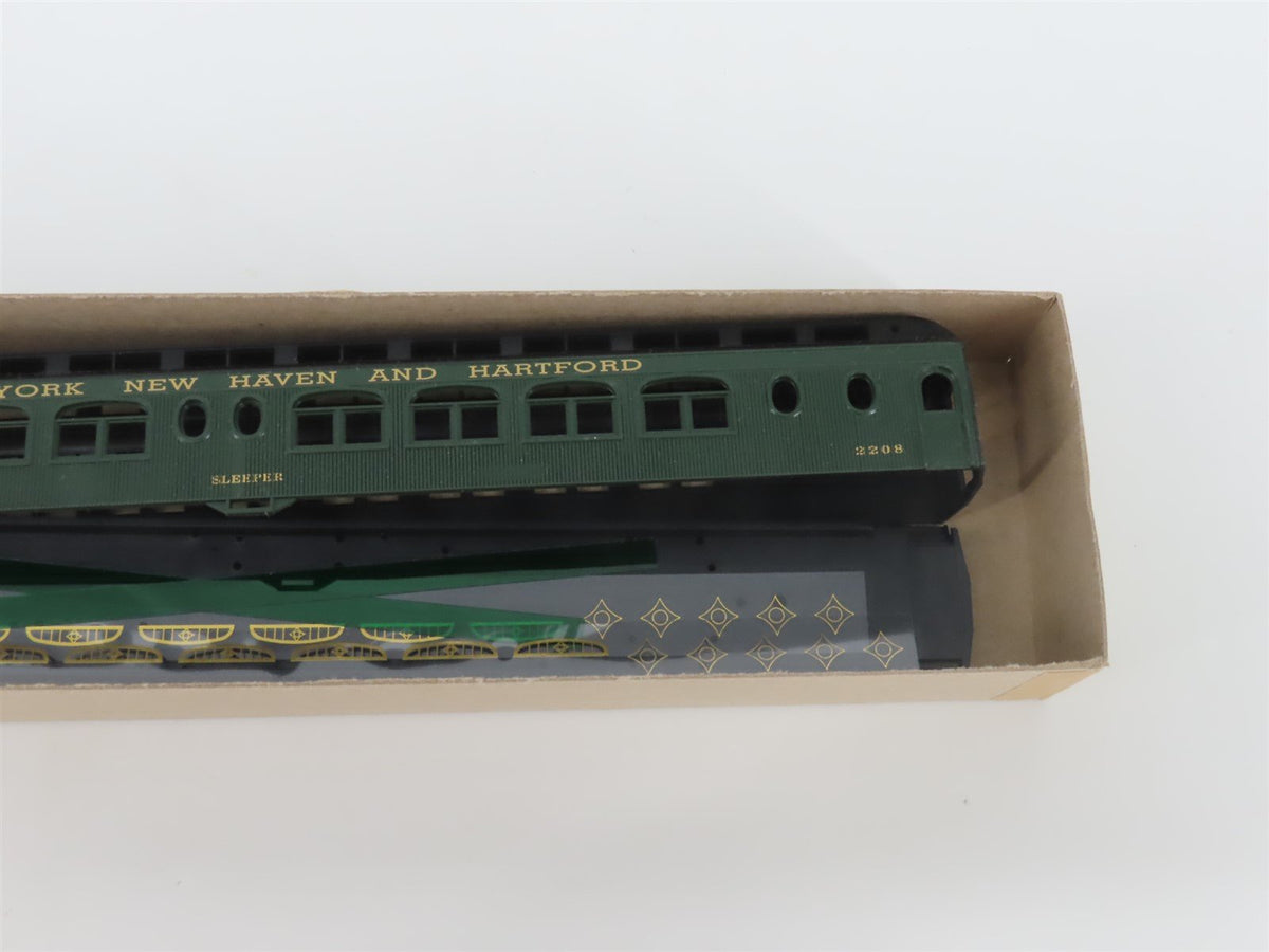 HO Scale Pullman Palace Cars Kit #60818 NYNH&amp;H Sleeper Passenger Car #2208