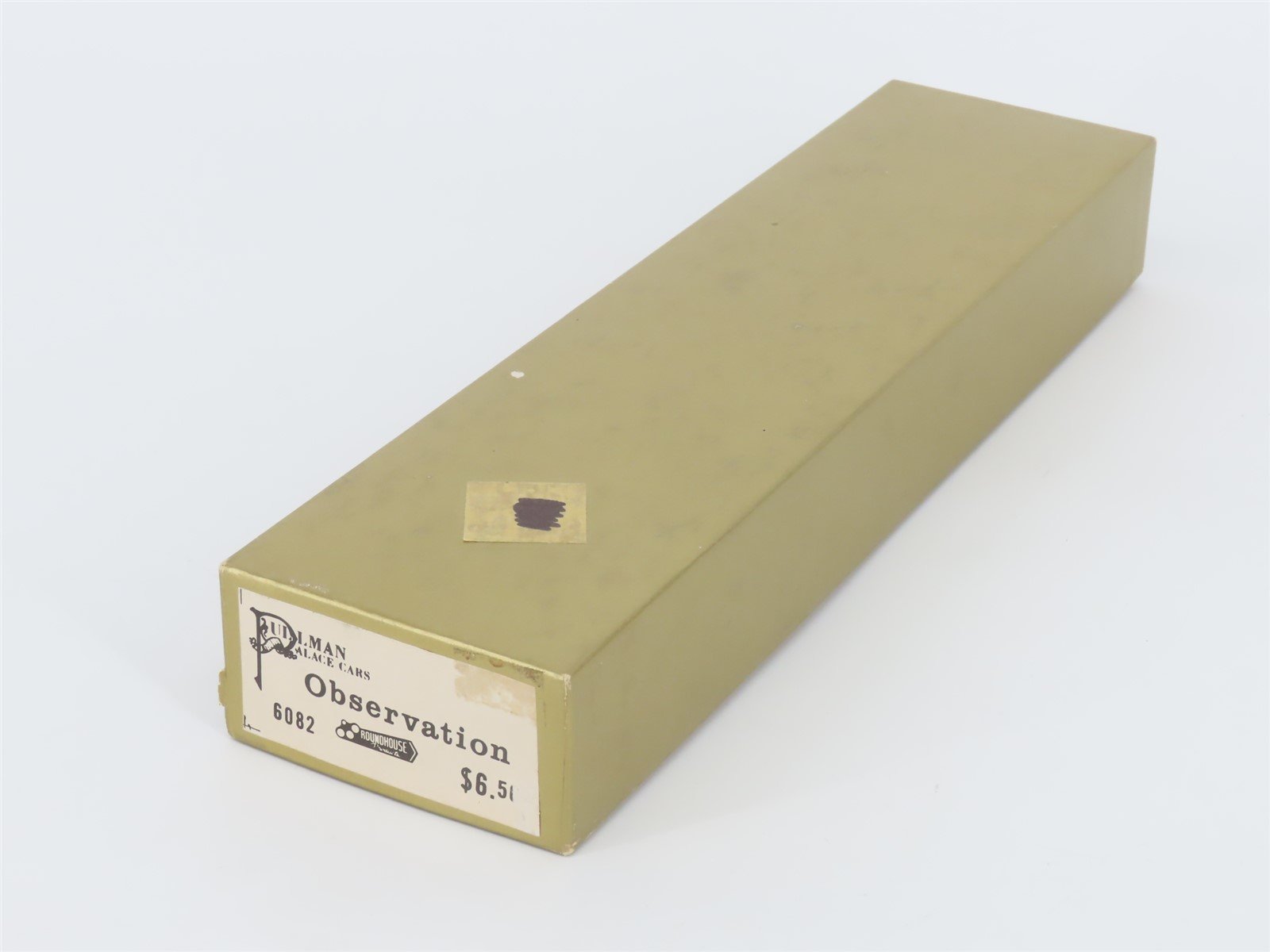 HO Scale Pullman Palace Cars Kit #6082 Unlettered Observation Passenger Car