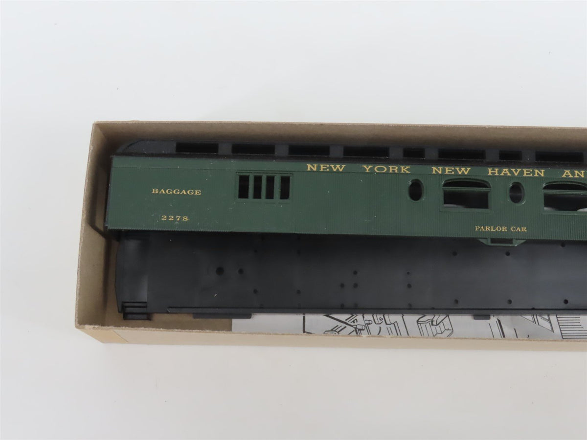 HO Scale Pullman Palace Cars Kit #60838 NYNH&amp;H Combine Passenger Car #2278