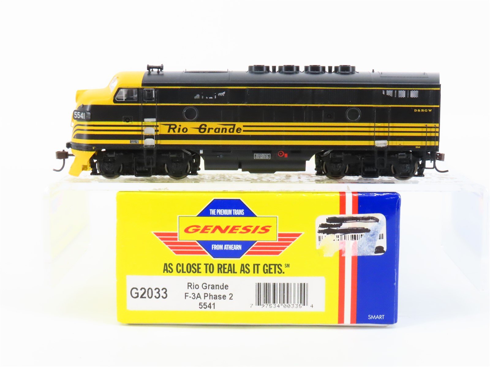 HO Athearn Genesis G2033 D&RGW Rio Grande EMD F3A Diesel Locomotive #5541