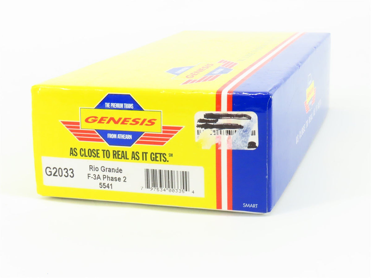 HO Athearn Genesis G2033 D&amp;RGW Rio Grande EMD F3A Diesel Locomotive #5541