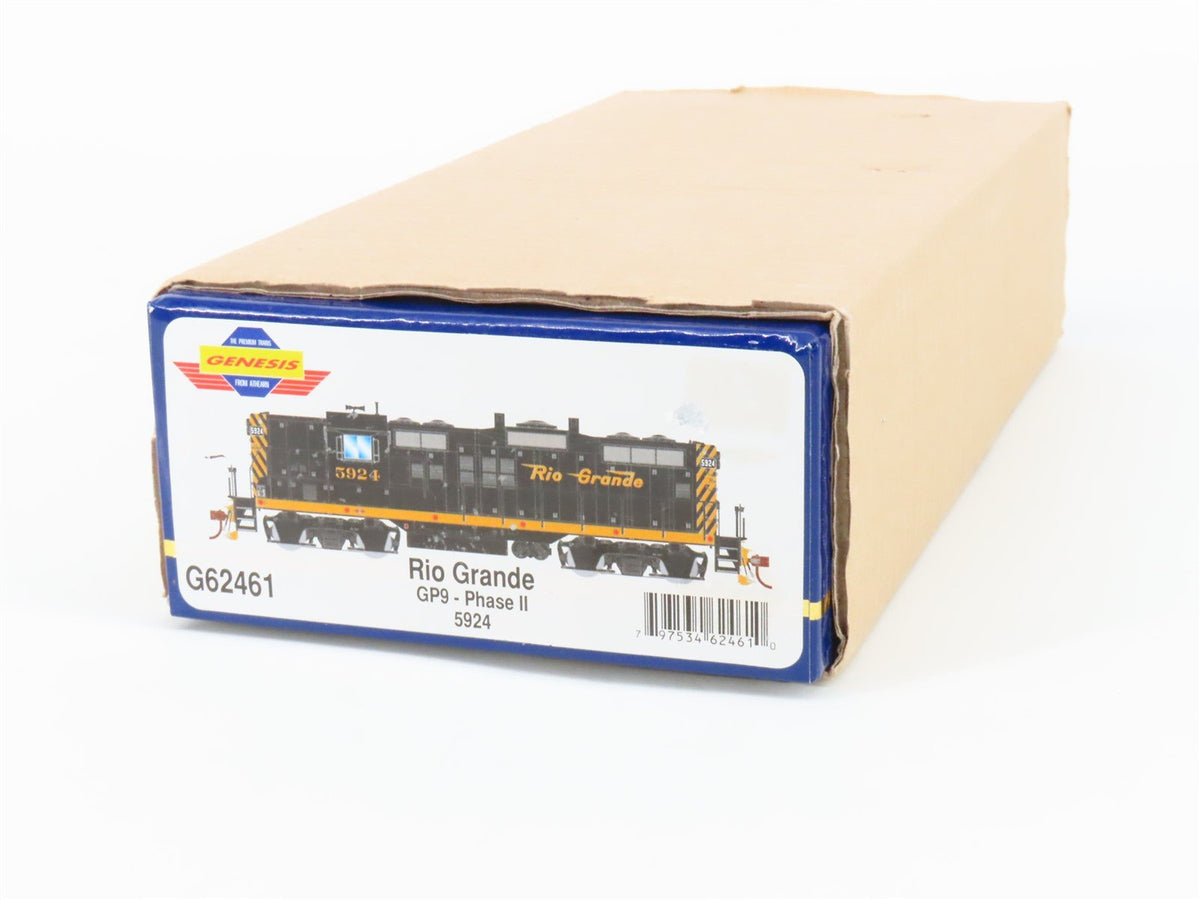 HO Athearn Genesis G62461 D&amp;RGW Rio Grande EMD GP9 Diesel #5924 - DCC Ready