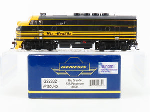 HO Athearn Genesis G22332 D&RGW Rio Grande EMD F3A Diesel #5544 w/ DCC & Sound