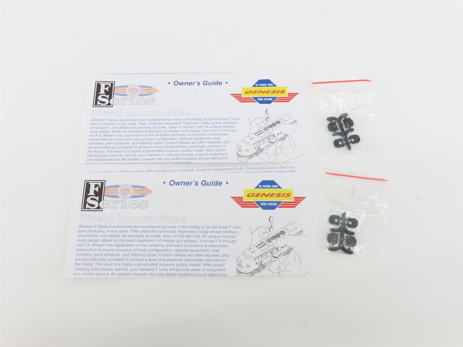 HO Scale Athearn Genesis G2533 DRGW Rio Grande F3 A/B Diesel Locomotive Set