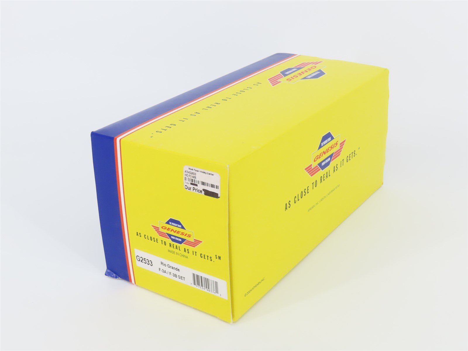 HO Scale Athearn Genesis G2533 DRGW Rio Grande F3 A/B Diesel Locomotive Set