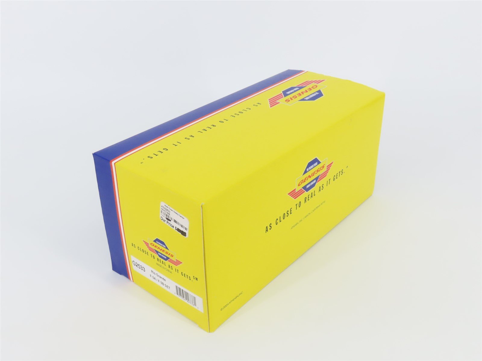 HO Scale Athearn Genesis G2533 DRGW Rio Grande F3 A/B Diesel Locomotive Set