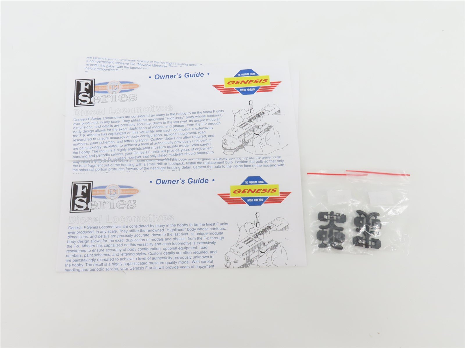 HO Scale Athearn Genesis G2533 DRGW Rio Grande F3 A/B Diesel Locomotive Set